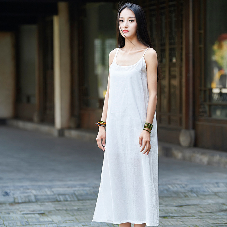 Camisole long skirt 19