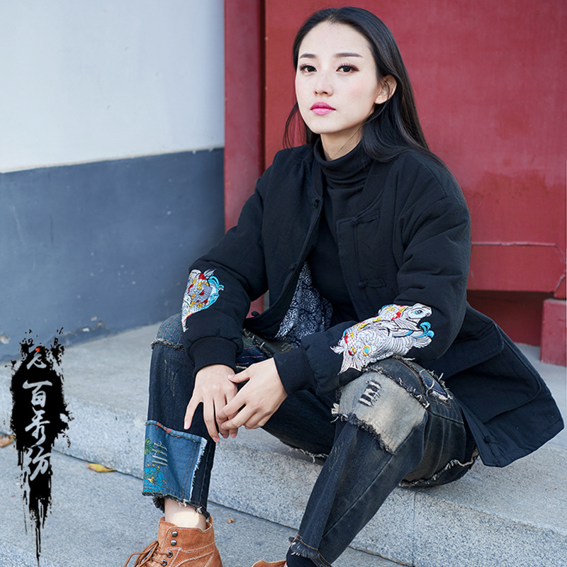 Warm women's cotton coat 17