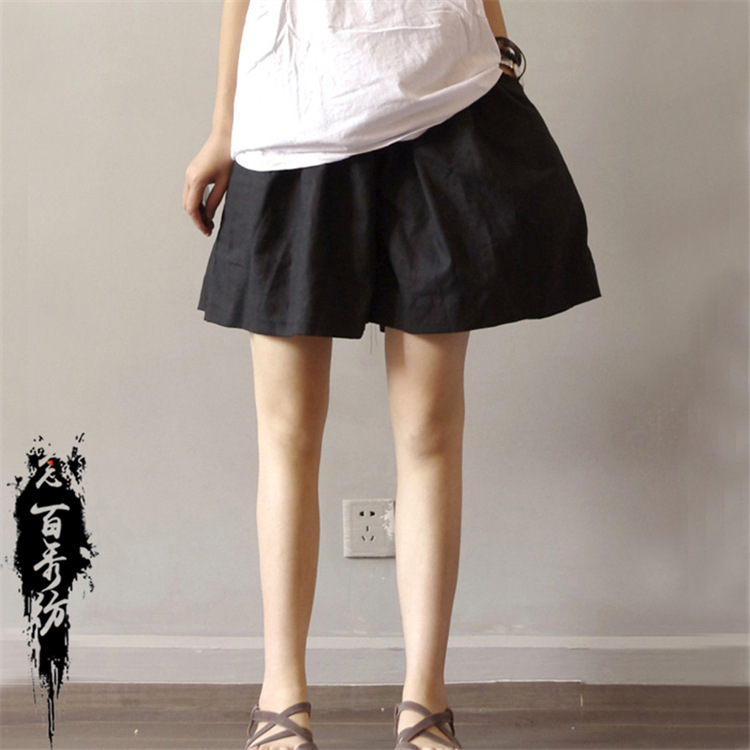 Washed Crepe Shorts 2