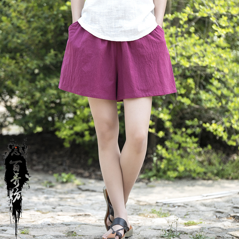 Women's casual shorts baggy pants 6 01