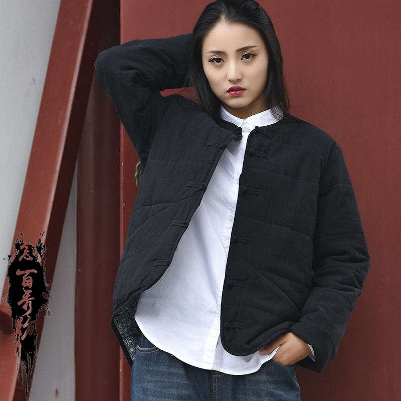 Women's long sleeve cotton-padded jacket 7 01