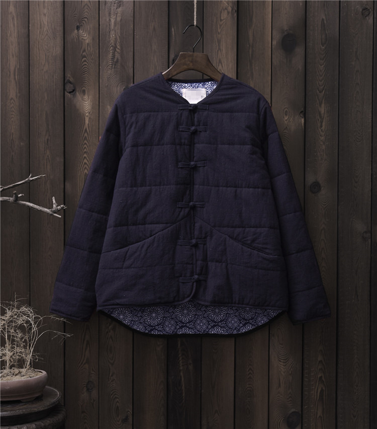 Women's long sleeve cotton-padded jacket 7