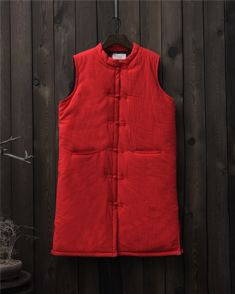 Women's long thick cotton coat 8
