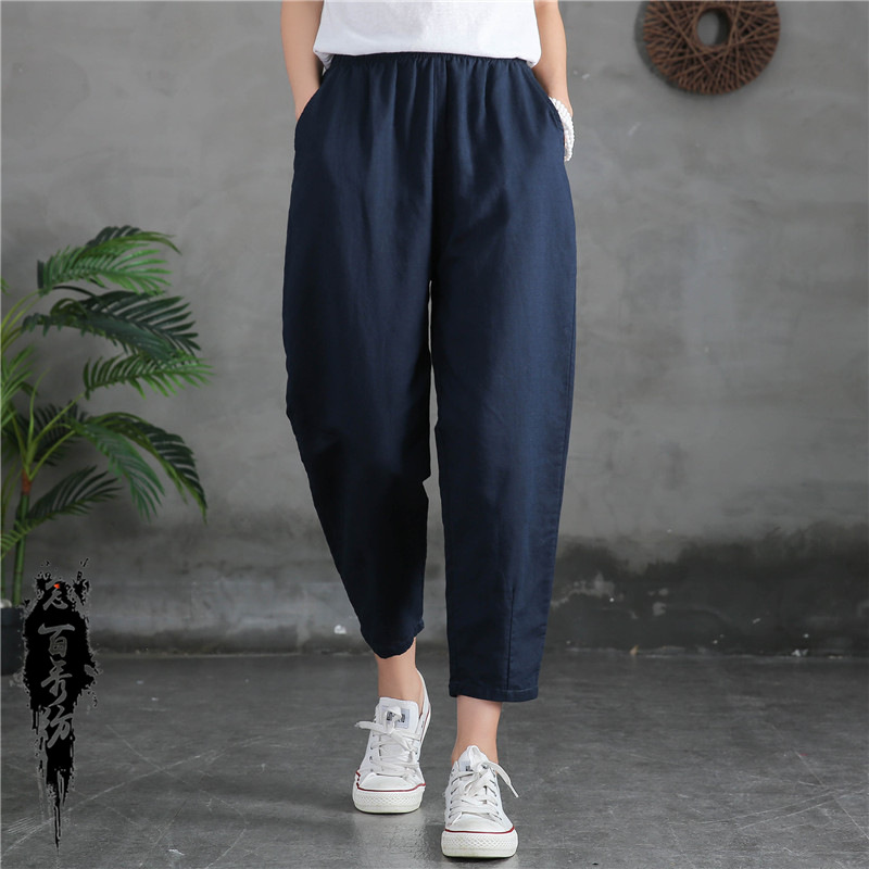Cropped carrot pants 28