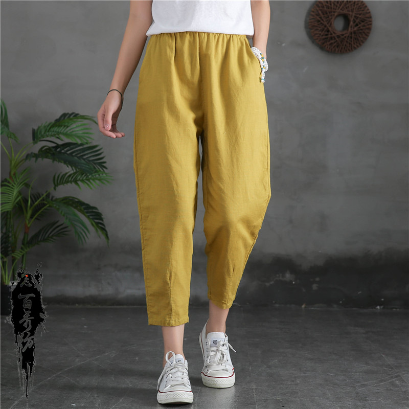 Cropped carrot pants 28