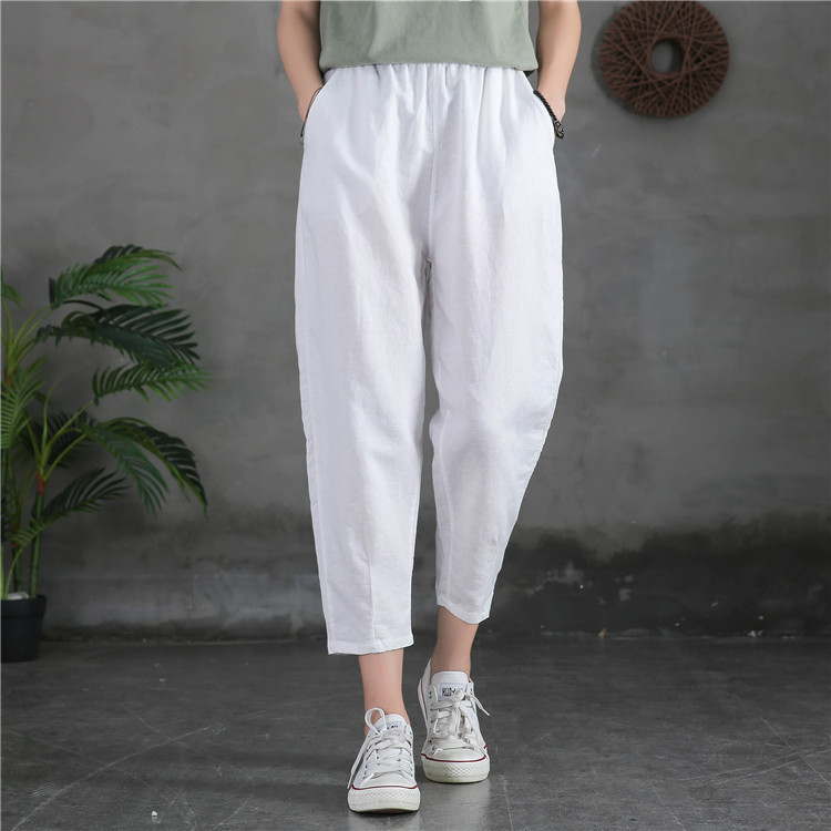 Cropped carrot pants 28