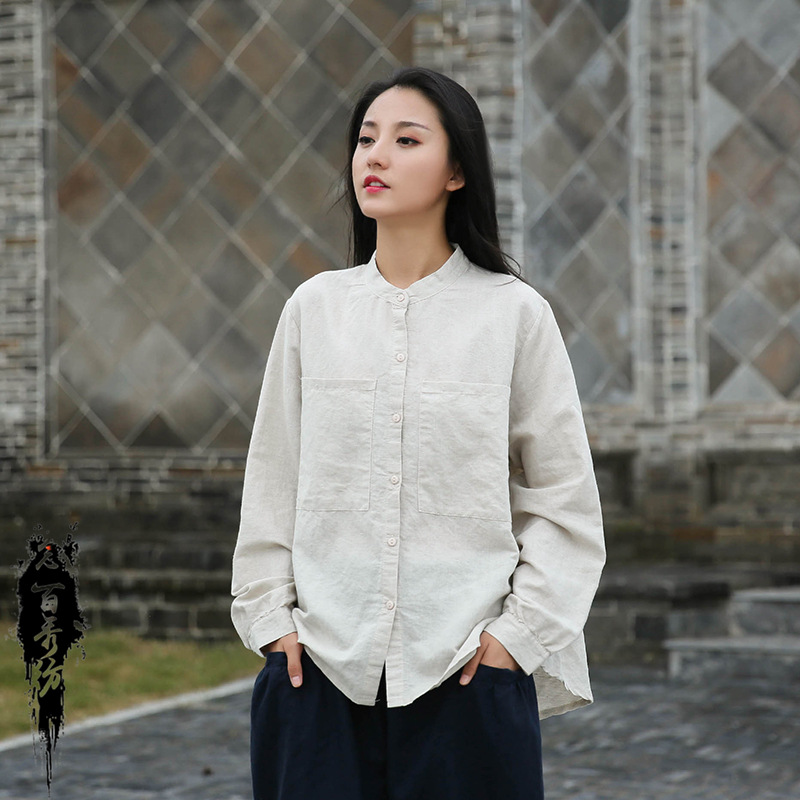 Women's long sleeve cardigan shirt 31