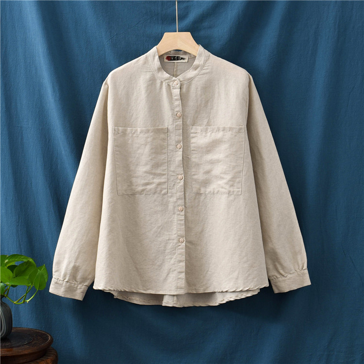 Women's long sleeve cardigan shirt 31