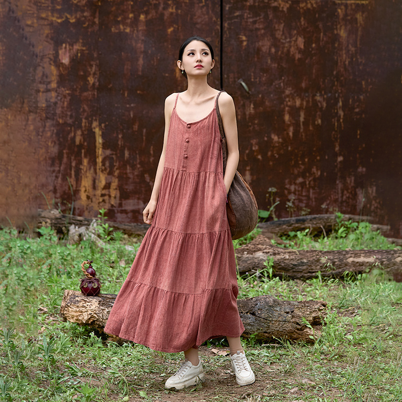 Women's suspender dress 50